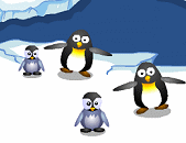 Penguin War - Defend your penguin Base with different weapons placed on the map - A game very similar to canyon defnce except in this game you can send penguins back to attack their base!